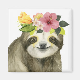 Aimant Halo tropical   Sweet Sloth