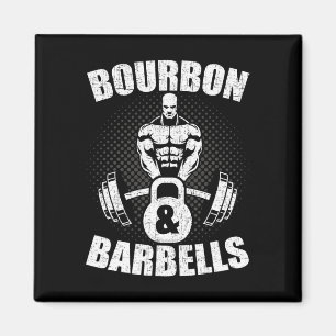 Aimant Haltères Bourbon Fitness Bodybuilding Musculation