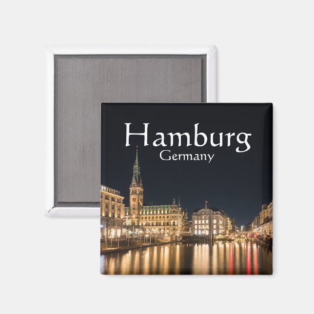 Aimant Hambourg Allemagne (Recto/Verso)