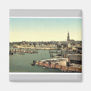 Aimant Hambourg de la tour de montre, classique Phot de