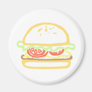 Aimant Hamburger préparé