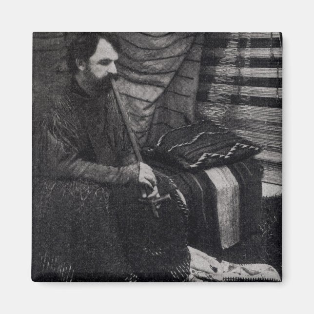 Aimant Hamlin Garland dans son Cheyenne Teepee Smoking (Devant)