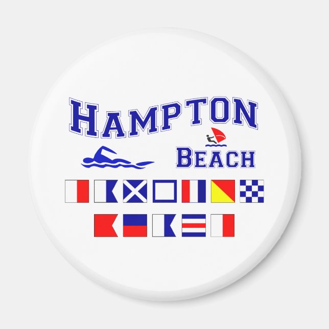Aimant Hampton Beach, NH (Devant)