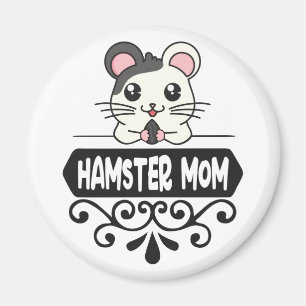 Aimant Hamster maman amoureux des animaux mignons