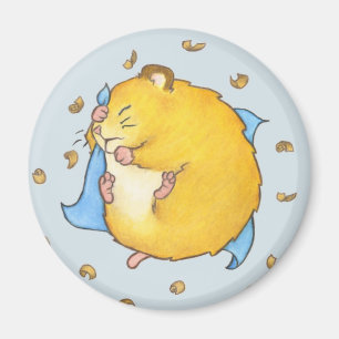 Aimant Hamster Ted de sommeil