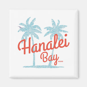 Aimant Hanalei Bay Island de Kauai, Hawaii Souvenir