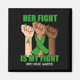 Aimant Hand Her Fight Is My Fight Sensibilisation à la ma