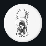 Aimant Handala<br><div class="desc">Handala,  symbole de la lutte palestinienne. Une partie du produit est versée à l'UPA.</div>