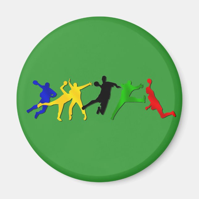 Aimant Handball cadeau pour les joueurs de handball et le (Devant)