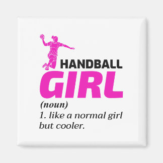 Aimant Handball Girl Handballer Drôle Dire