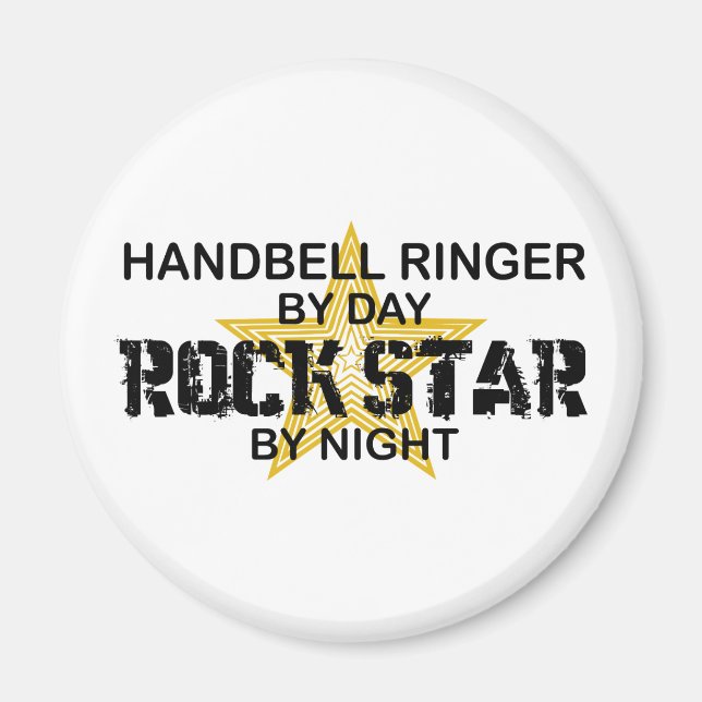 Aimant Handbell Rock Star par Night (Devant)
