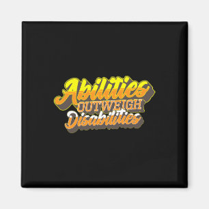 Aimant Handicap World Down Syndrome Day Femmes Enfants