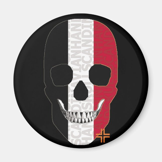 Aimant HANDSKULL Égypte magnétique B2 (Devant)