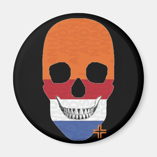 Aimant HANDSKULL Holland magnétique B2 (Devant)