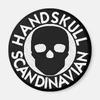 HANDSKULL LIV Porcelaine magnétique ronde P3