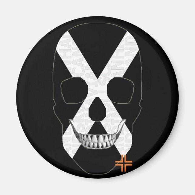 Aimant HANDSKULL Tribe magnétique circulaire B2 (Devant)