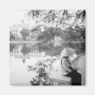 Aimant Hanoi Vietnam, vue sur le lac Hoan Kiem (NR)