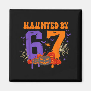 Aimant Hanté par 67 – Drôle Six Sept Mème 6 7 Halloween