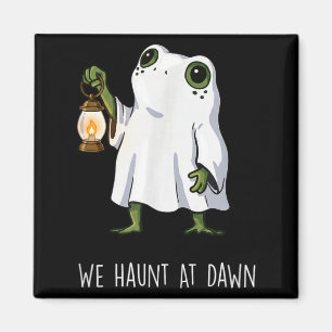 Aimant Hantise à l'aube Grenouille drôle Fantôme Hallowee
