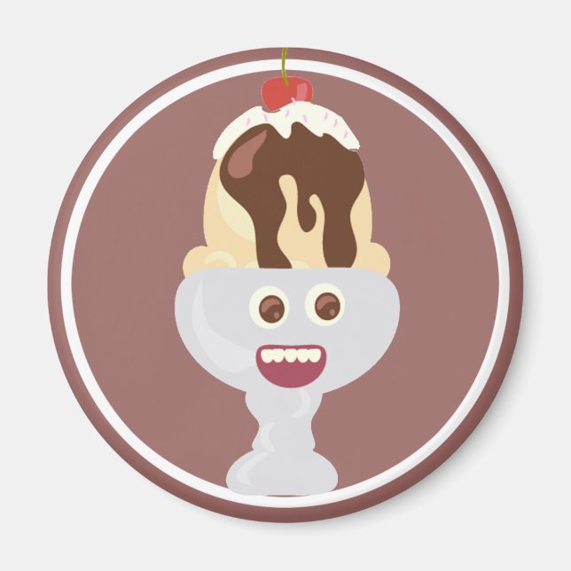 Aimant Happy and Cute Sundae Pal (Devant)