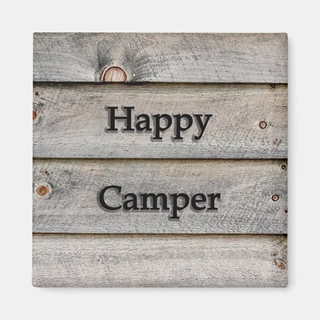 Aimant Happy Camper (Devant)