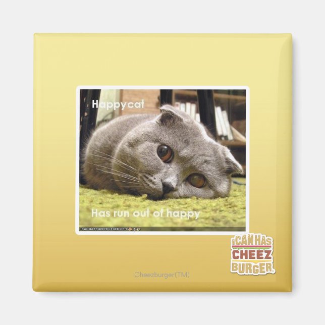 Aimant Happy cat, de happy (Devant)