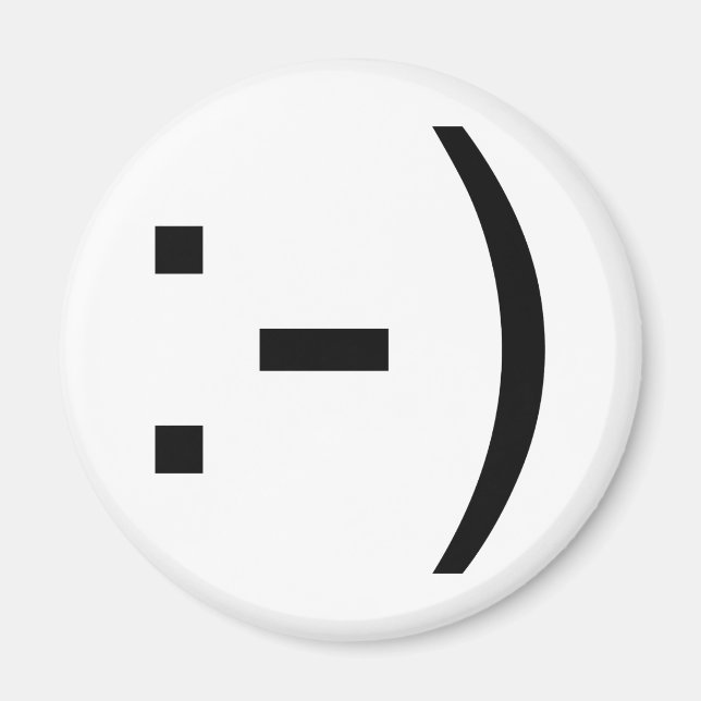Aimant Happy face émoticon ! (Devant)