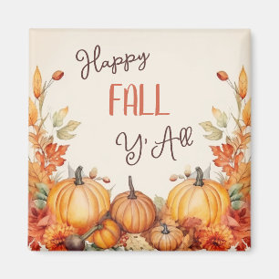 Aimant Happy Fall Citrouille Harvest