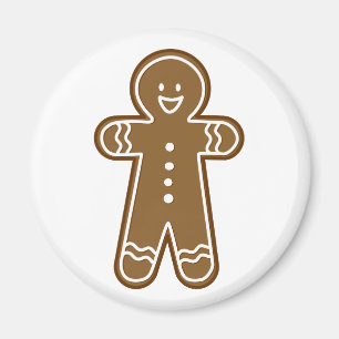 Aimant Happy Gingerbread grand homme