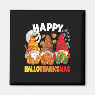 Aimant Happy HalloThanksMas Halloween Thanksgiving Christ
