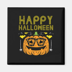 Aimant Happy Halloween Citrouille lunettes costume femmes