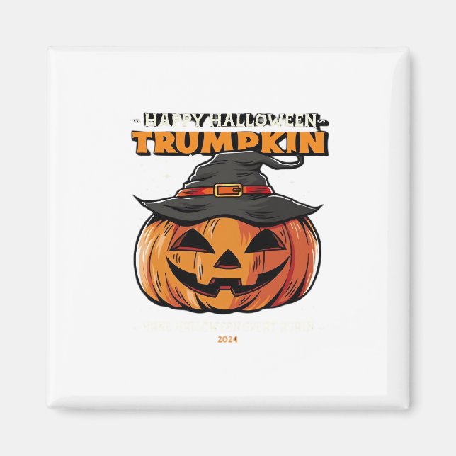 Aimant Happy Halloween Trumpkin Classic (Devant)