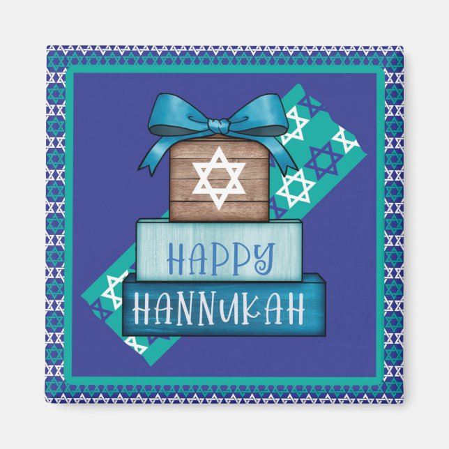 Aimant Happy Hannukah (Devant)