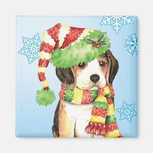 Aimant Happy Howliday Beagle