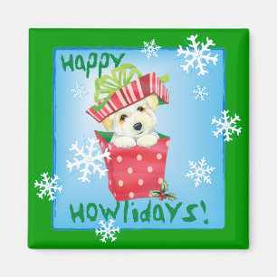 Aimant Happy Howliday Coton