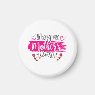 Aimant Happy Mother's Day 2025 Tshirt pour Femmes Maman G