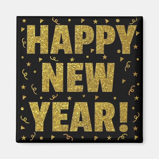 Aimant Happy New Year (Devant)