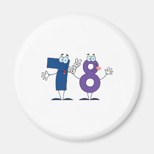 Aimant Happy Number 78