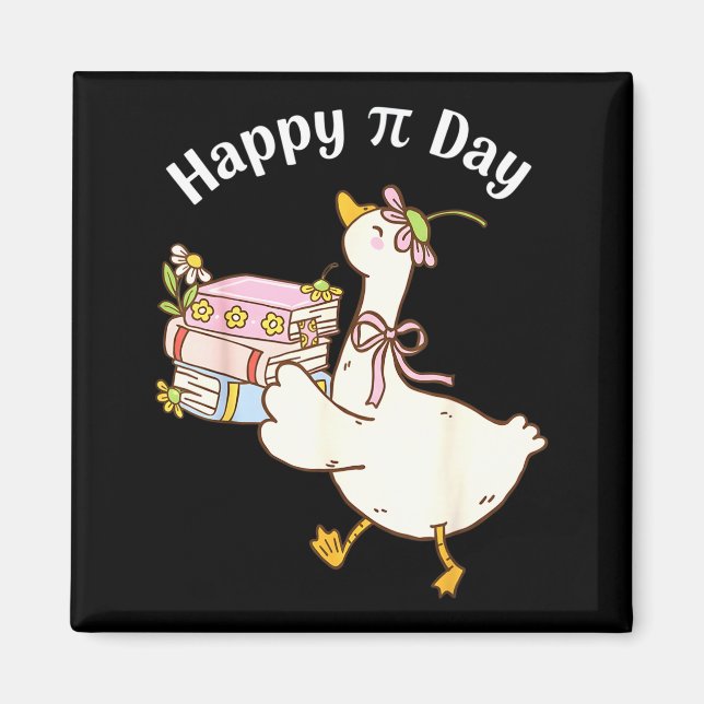 Aimant Happy Pi Day Be Funny Math Teacher Lovers 100s Day (Devant)