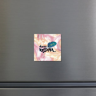 Aimant "Hare Krishna" Peacock Feather Hindu