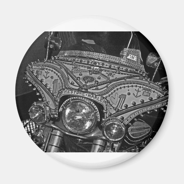 Aimant Harley en strass (Devant)