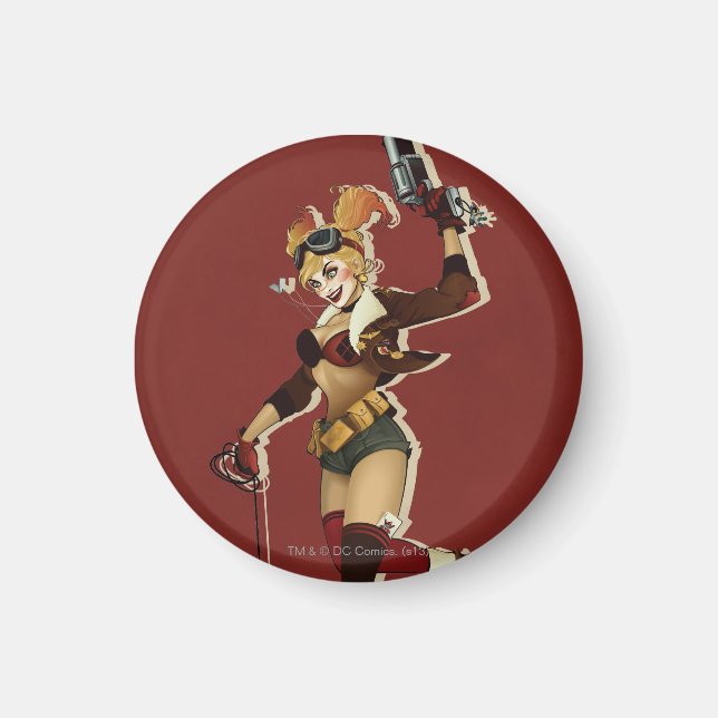 Aimant Harley Quinn Bombshells Pinup (Devant)