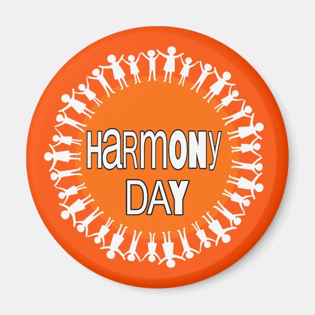 Aimant Harmony day, Australie (Devant)