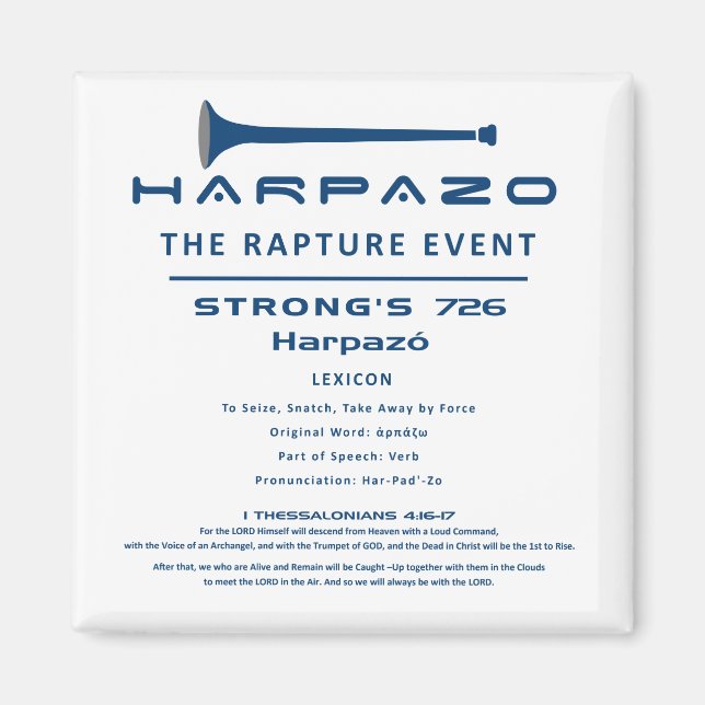 Aimant Harpazo Rapture, événement (Devant)