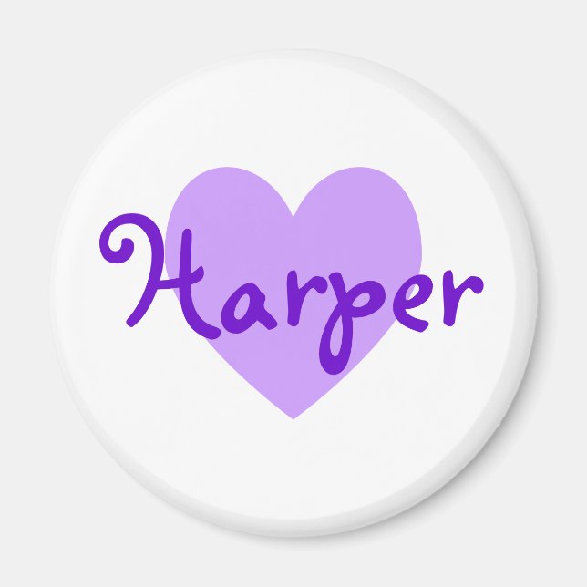Aimant Harper en violet (Devant)