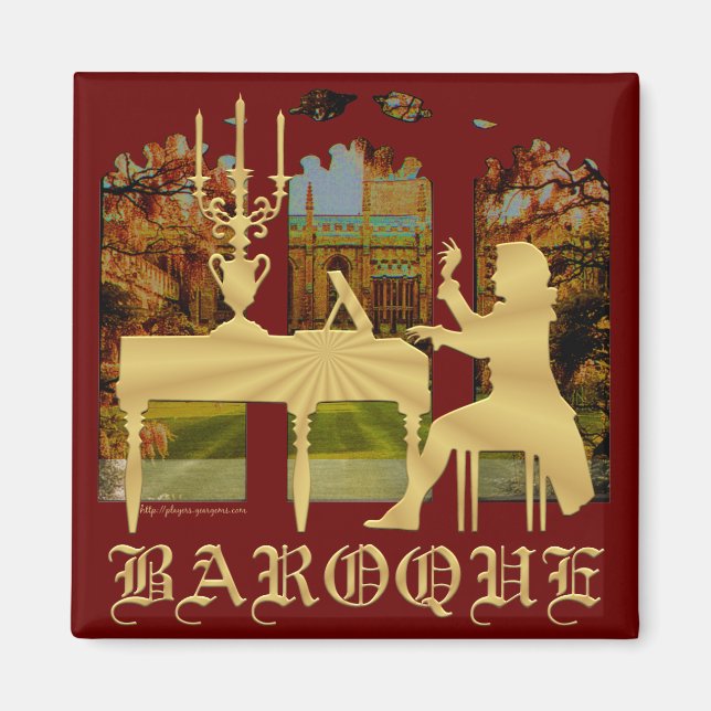 Aimant Harpsichord baroque (Devant)