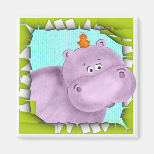Aimant Harriet l'hippopotame