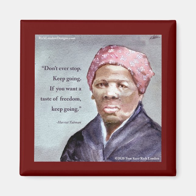Aimant Harriet Tubman & Citation (Devant)