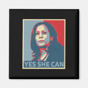 Aimant Harris 2024 Élection Présidentielle Kamala Oui Ell