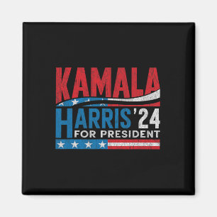 Aimant Harris 2024 Pour Le Vote Électoral Du Président Po